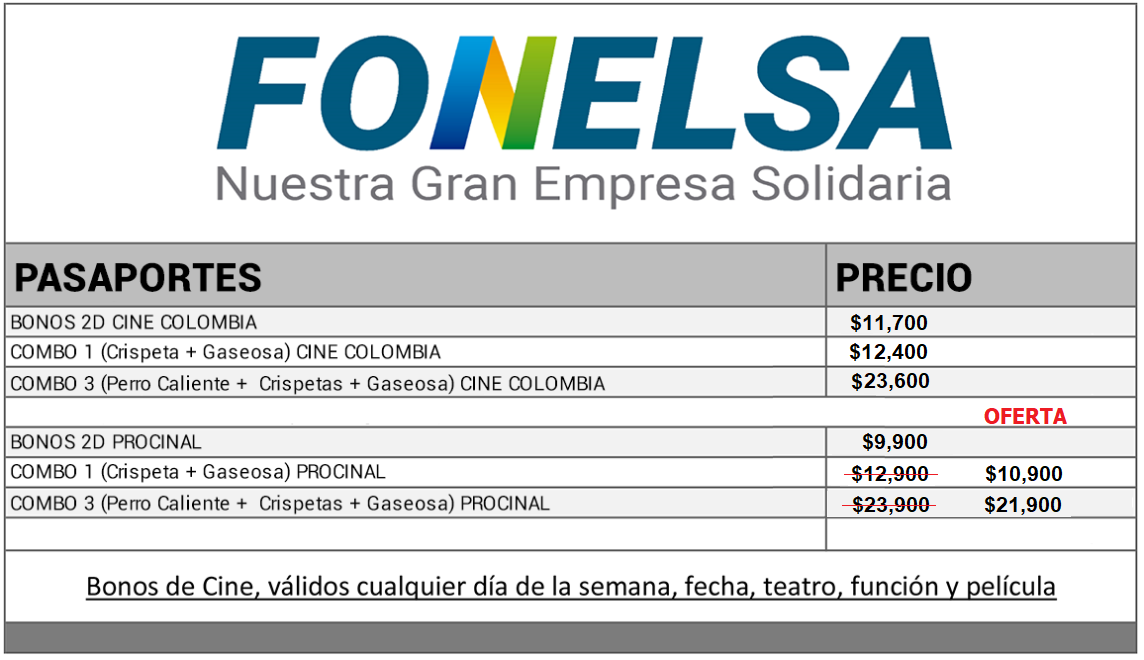 Nuevas tarifas cines oferta 2025