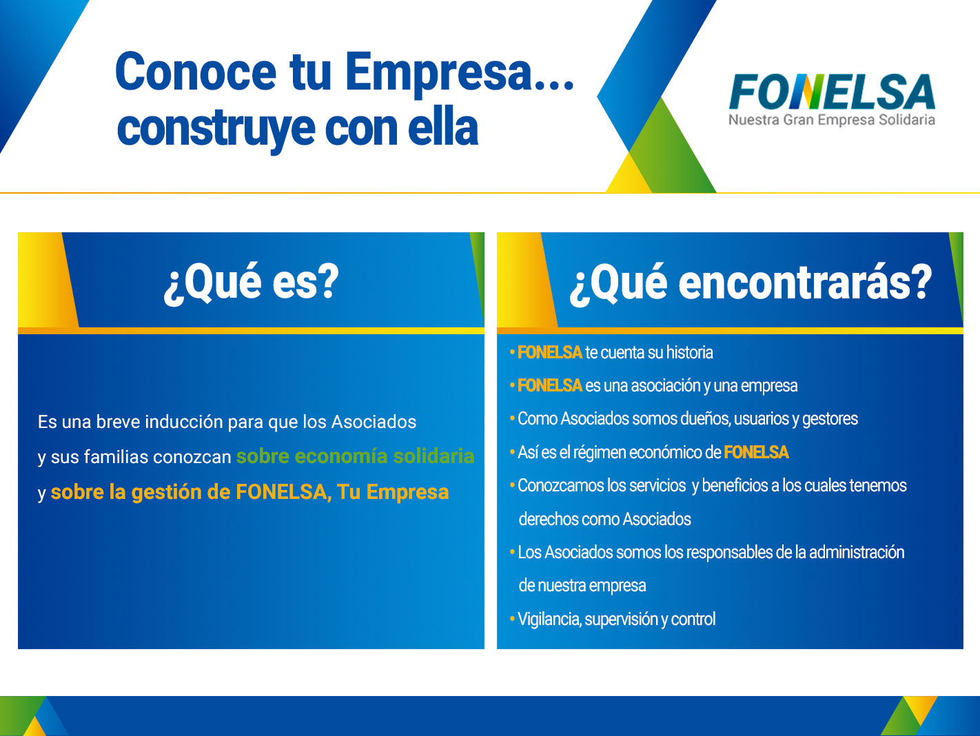 Conoce tu Empresa... Construye con ella