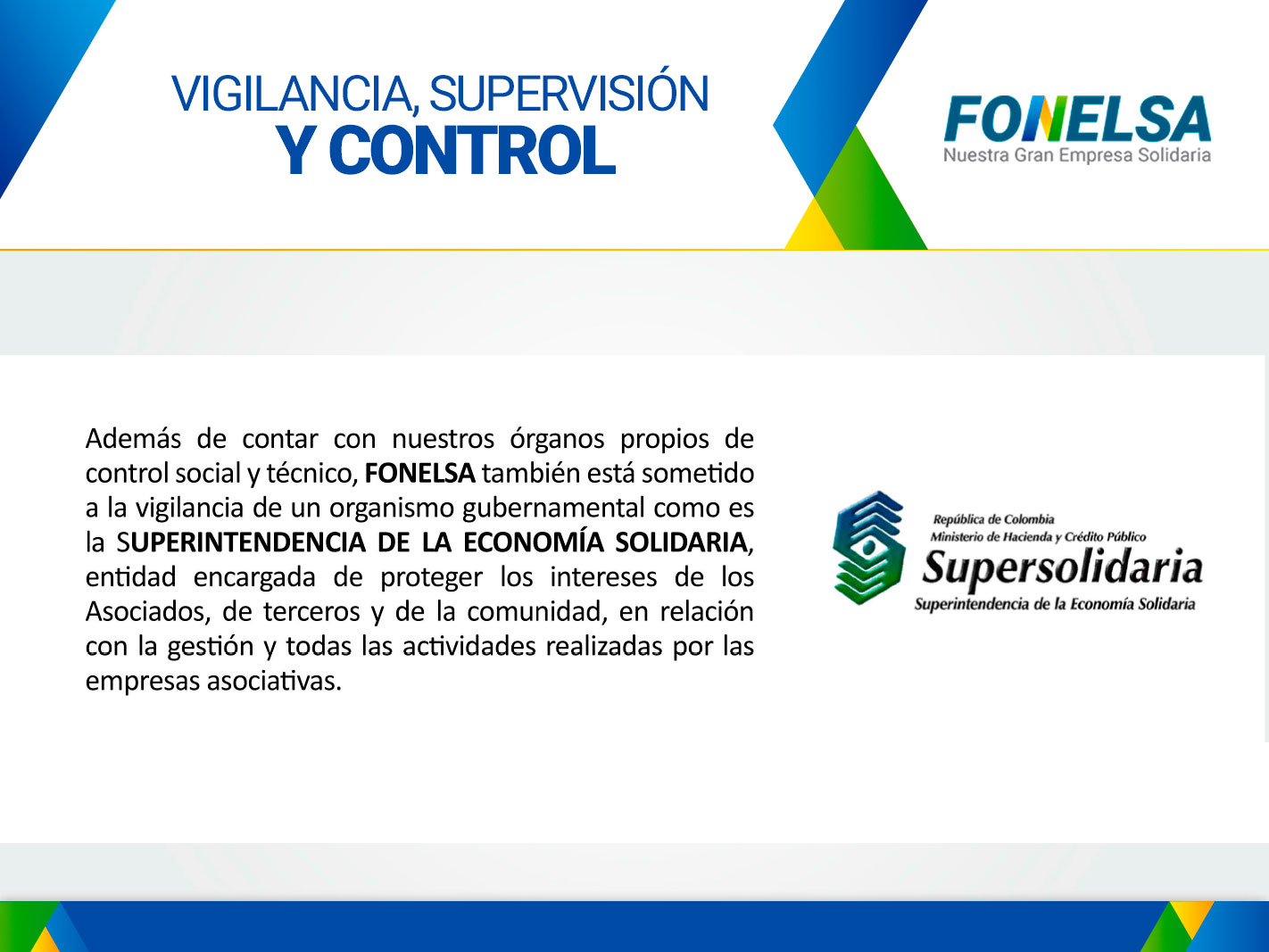 Vigilancia, supervisón y control